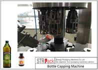 Περιστροφική επικεφαλής μηχανή ΚΑΠ μπουκαλιών αλουμινίου 4 για το νήμα ΚΑΠ βιδών ελαιολάδου σιροπιού/