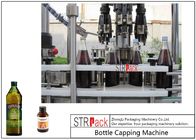 Περιστροφική επικεφαλής μηχανή ΚΑΠ μπουκαλιών αλουμινίου 4 για το νήμα ΚΑΠ βιδών ελαιολάδου σιροπιού/