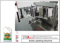Αυτοκόλλητη αυτόματη μηχανή μαρκαρίσματος μπουκαλιών για τις μπροστινές και πίσω ετικέτες επιτροπής