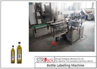 20-120 μηχανή μαρκαρίσματος αυτοκόλλητων ετικεττών μπουκαλιών BPM για το τετραγωνικό μπουκάλι ελαιολάδου της Virgin