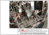 Αυτόματη τοματοπολτών συσκευασίας μηχανών Doypack μηχανή συσκευασίας σακουλών περιστροφική με τον έλεγχο PLC για την υγρή συσκευασία τροφίμων