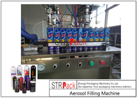 20 - 450ml ημι αυτόματη μηχανή πλήρωσης αερολύματος αερίου για τα χειρωνακτικά δοχεία χρωμάτων ψεκασμού