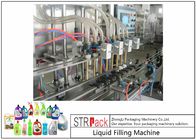 12 ακροφυσίων η αυτόματη καθαρισμού μηχανή πλήρωσης προϊόντων υγρή για το χρόνο 30ml-5L βάσισε την αυτόματη μηχανή πλήρωσης