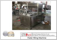 Μηχανή πλήρωσης κολλών ελέγχου σερβο μηχανών, καλλυντική μηχανή πλήρωσης κρέμας βάζων 5g-100g