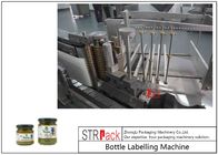 Κρύα μηχανή μαρκαρίσματος κόλλας μπουκαλιών κασσίτερου με το υγρό έγγραφο κόλλας για το στρογγυλό μπουκάλι φυτικού ελαίου