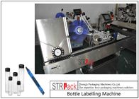 Συγκολλητική μηχανή μαρκαρίσματος αυτοκόλλητων ετικεττών οριζόντια, μηχανή μαρκαρίσματος συρίγγων φιαλλιδίων φιαλιδίων 