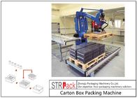 Αυτόματο Palletising ρομπότ χαρτοκιβωτίων σύστημα για τη συσσώρευση χημείας τροφίμων βιομηχανίας