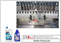 Καθαριστική γραμμή γεμίζοντας μηχανών πλυντηρίων ελέγχου PLC με την υψηλή αποδοτικότητα παραγωγής