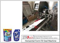 Καθαριστική υγρή μηχανή συσκευασίας σακουλών πλυντηρίων με τη σερβο μηχανή πλήρωσης εμβόλων