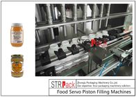 Μηχανή πλήρωσης σερβο μηχανών εμβόλων βάζων και μπουκαλιών μελιού κεφαλιών STRPACK 2-16 για το μπουκάλι βάζων γυαλιού μαρμελάδας μελιού