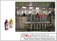 Πλήρως αυτοματοποιημένη μηχανή πλήρωσης εμβόλων μπουκαλιών χυμού φρούτων και λαχανικών 1-5L με το ογκομετρικό υλικό πληρώσεως εμβόλων